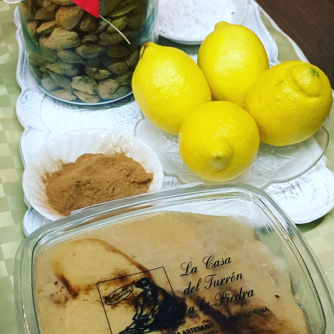 Ingredientes del turrón a la piedra Ingredientes del turrón a la piedra