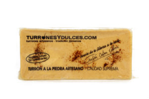 Barra de turrón a la piedra